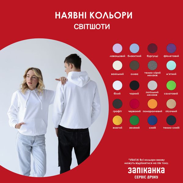 Свитшот с вышивкой "Украинская вышивка" 2 (Белый цвет) 04134-01 фото