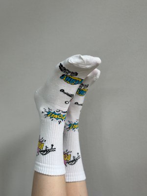 Носки с вышивкой "HIMARS бьёт по Крымскому мосту" (35-39 размер) 02001-01 фото