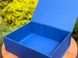 Подарункова коробка, тверда, на магнітах (Синій колір) 02010-01 фото 2
